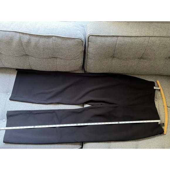 Tristan Pants Straight Wide Leg Black Vintage Tristan & Iseut - Picture 11 of 12
